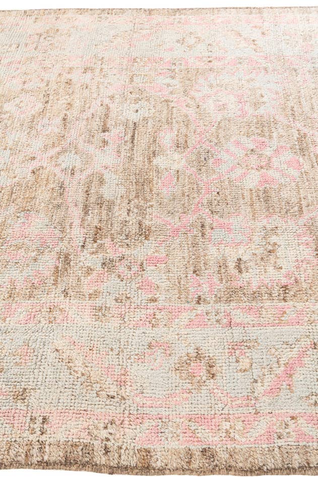 Detail image of 6' 3 x 9' 1 Hand Knotted Moroccan Wool Rug