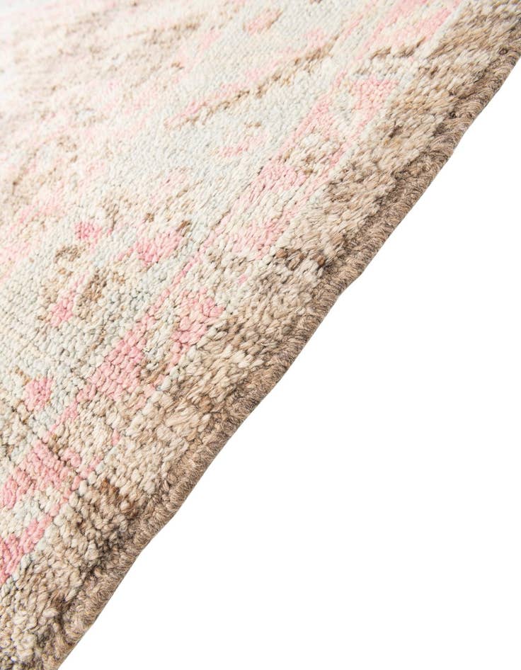 Detail image of 6' 3 x 9' 1  Hand Knotted Moroccan Wool Rug