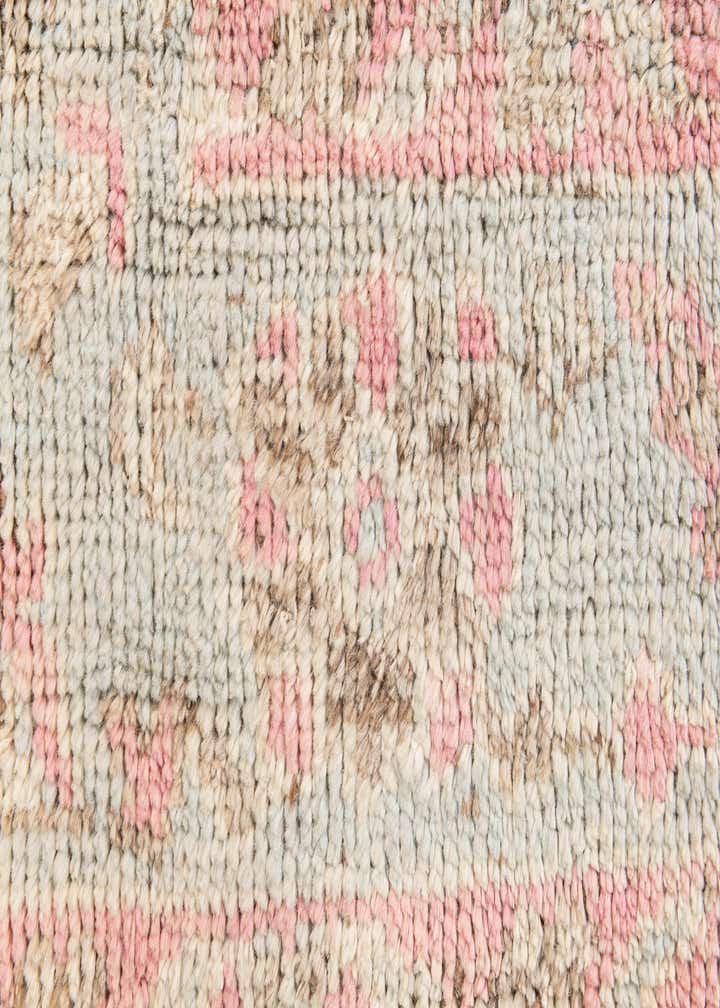 6' 3 x 9' 1 Hand Knotted Moroccan Wool Rug