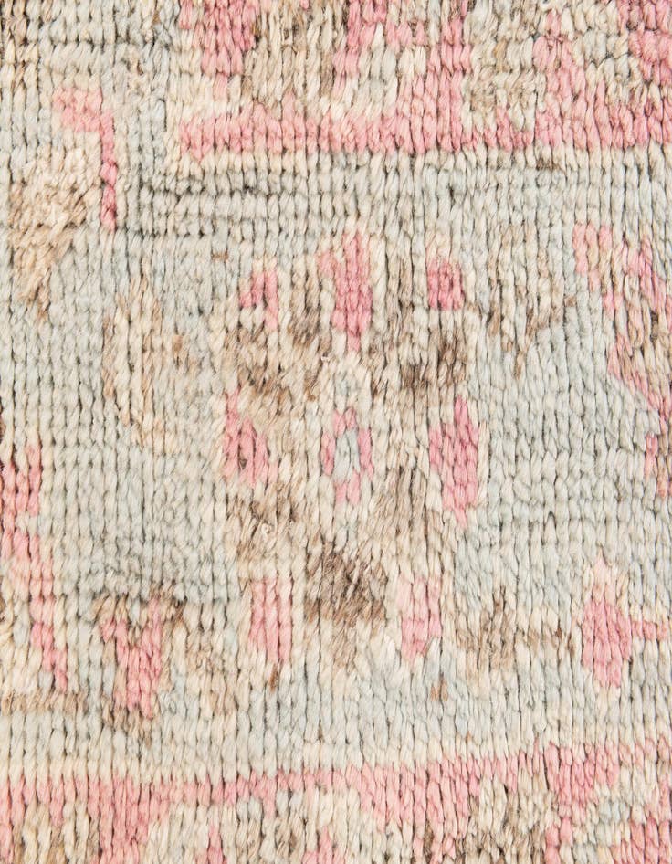 Detail image of 6' 3 x 9' 1  Hand Knotted Moroccan Wool Rug