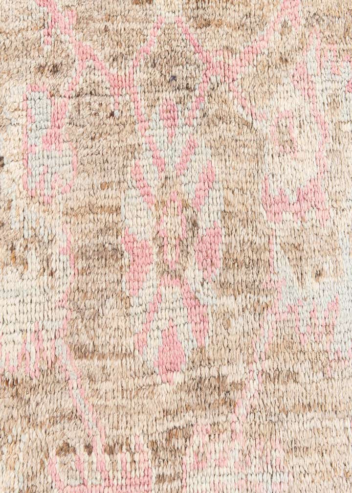 6' 3 x 9' 1 Hand Knotted Moroccan Wool Rug