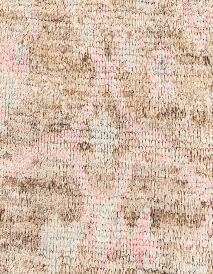 Detail image of 6' 3 x 9' 1  Hand Knotted Moroccan Wool Rug