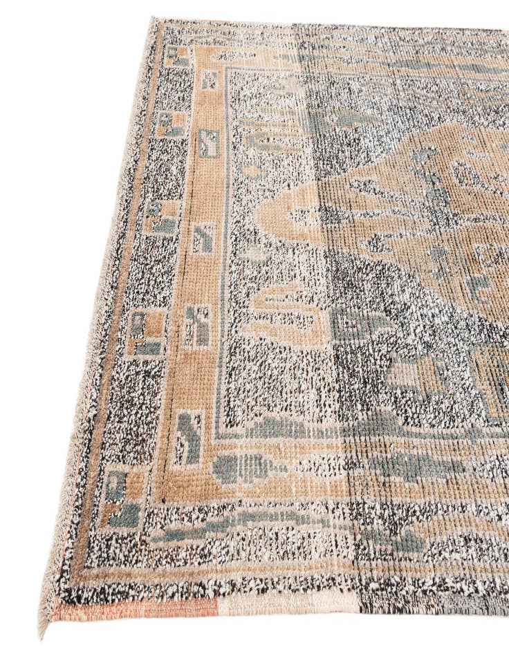 Detail image of 4' 10 x 8' 9  Hand Knotted Moroccan Wool Rug