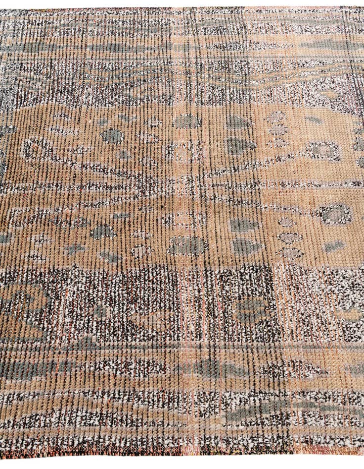 Detail image of 4' 10 x 8' 9  Hand Knotted Moroccan Wool Rug