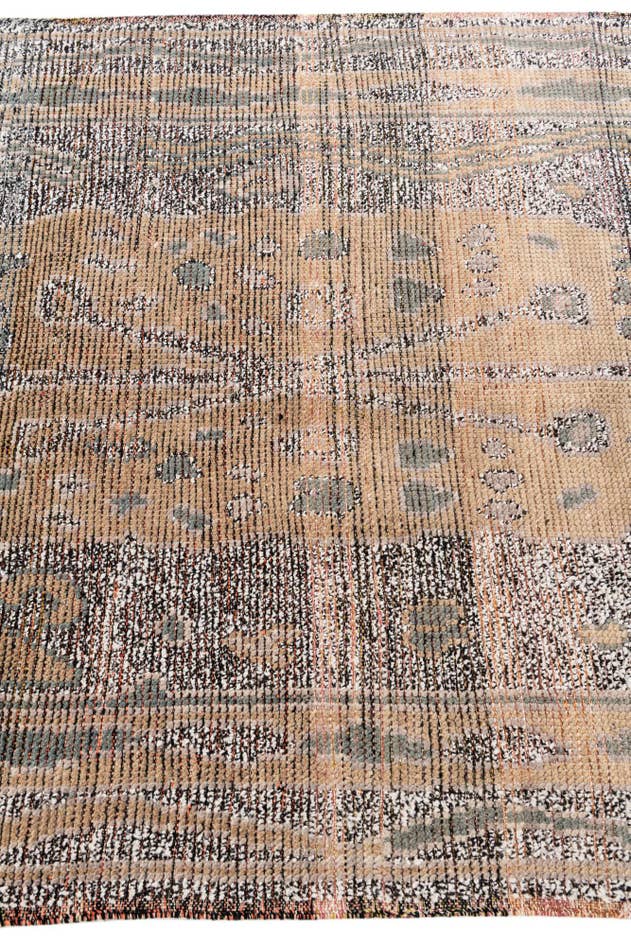Detail image of 4' 10 x 8' 9 Hand Knotted Moroccan Wool Rug