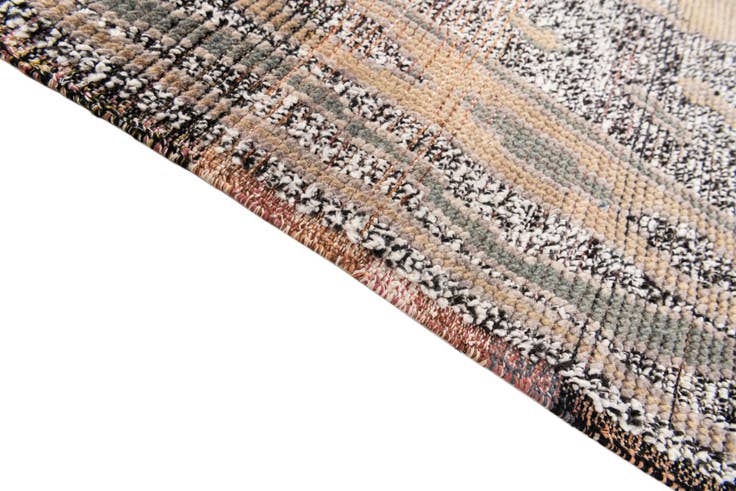 Detail image of 4' 10 x 8' 9 Hand Knotted Moroccan Wool Rug
