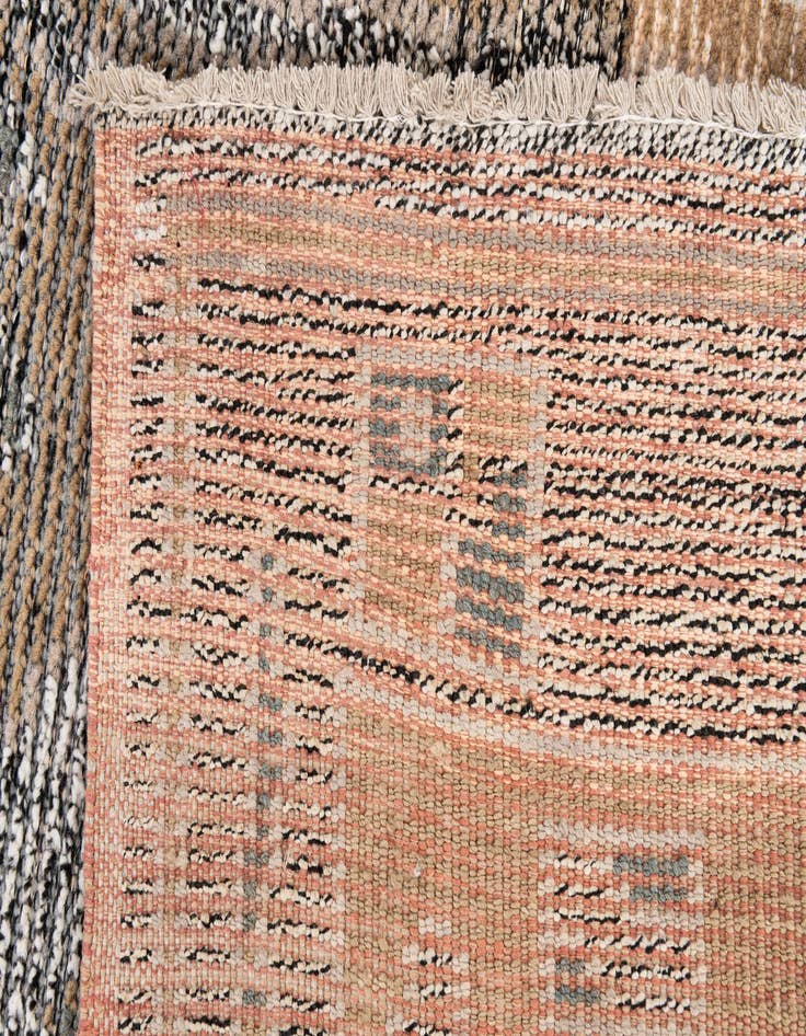 Detail image of 4' 10 x 8' 9  Hand Knotted Moroccan Wool Rug