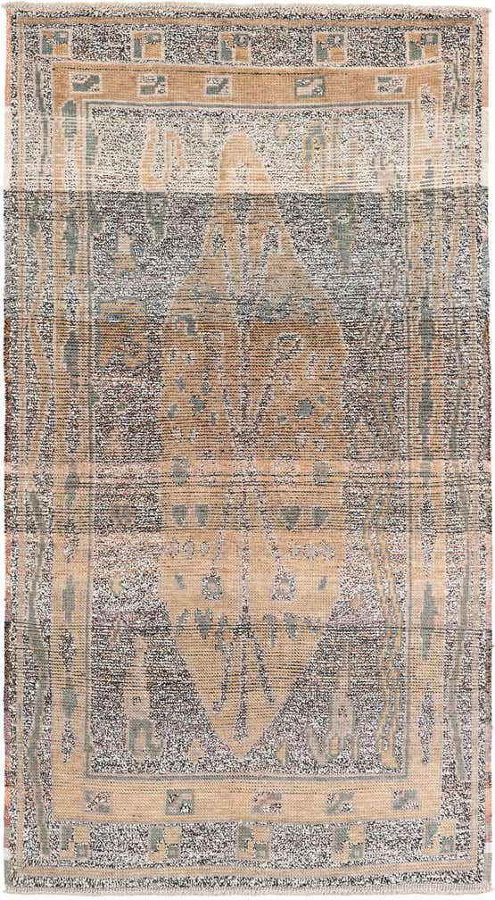 4' 10 x 8' 9 Hand Knotted Moroccan Wool Rug