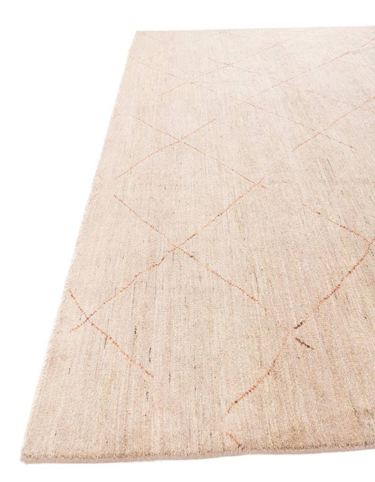 Detail image of 8' 2 x 11' 5  Hand Knotted Moroccan Wool Rug