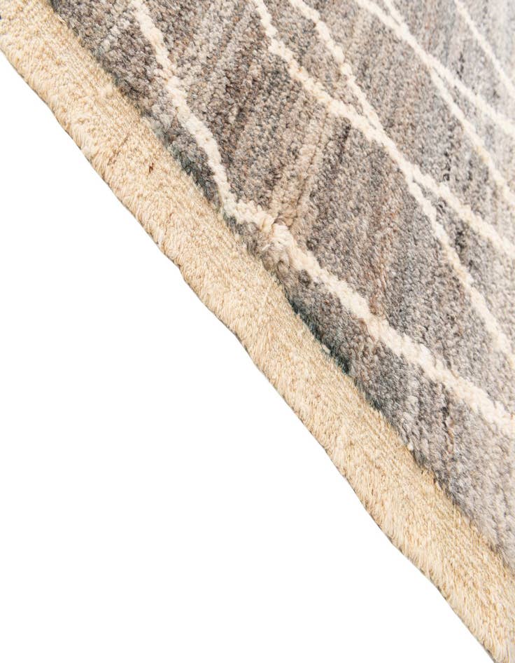 Detail image of 8' 9 x 9' 8  Hand Knotted Moroccan Wool Rug