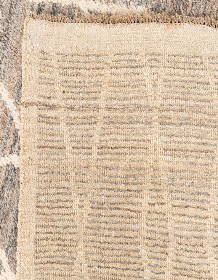 Detail image of 8' 9 x 9' 8  Hand Knotted Moroccan Wool Rug
