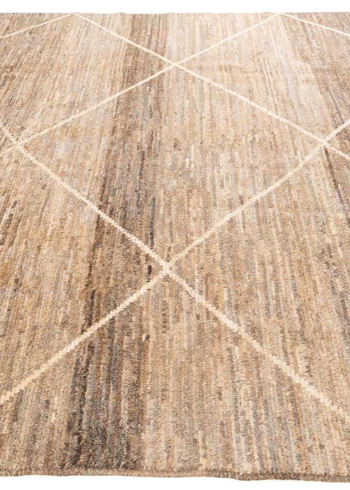 8' 9 x 9' 10 Hand Knotted Moroccan Wool Rug