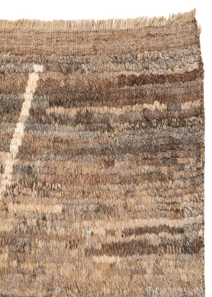 8' 9 x 9' 10 Hand Knotted Moroccan Wool Rug