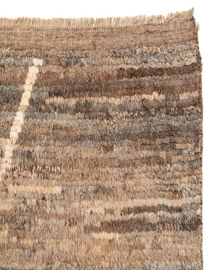 Detail image of 8' 9 x 9' 10 Hand Knotted Moroccan Wool Rug