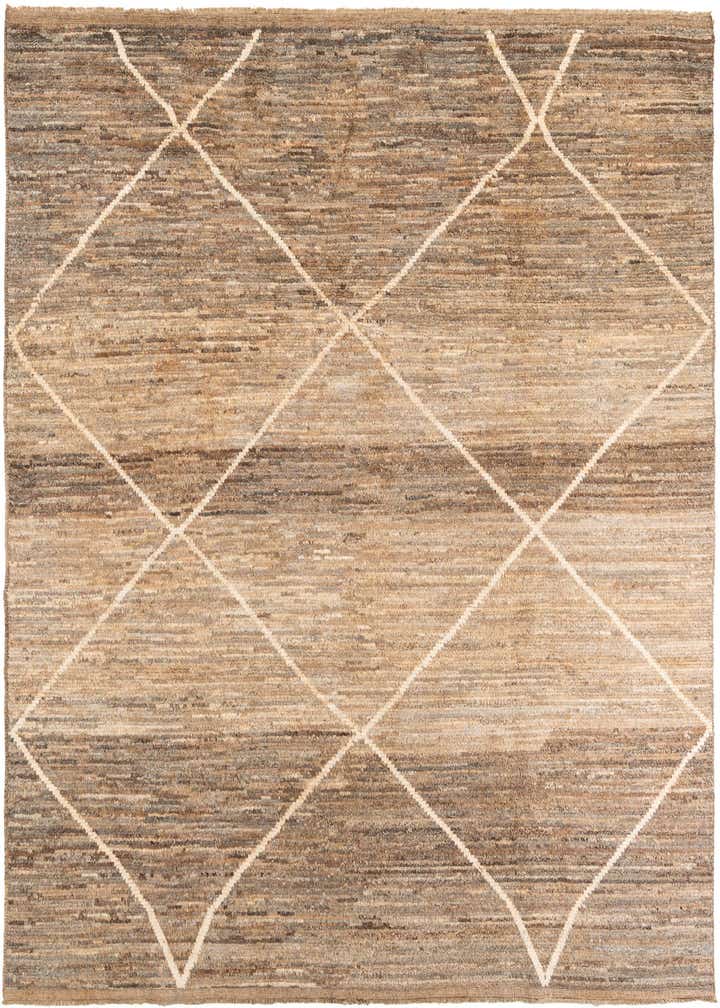 8' 9 x 9' 10 Hand Knotted Moroccan Wool Rug