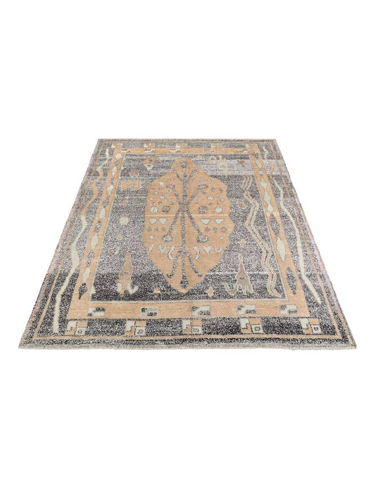 Detail image of 8' x 10' 1 Hand Knotted Moroccan Wool Rug