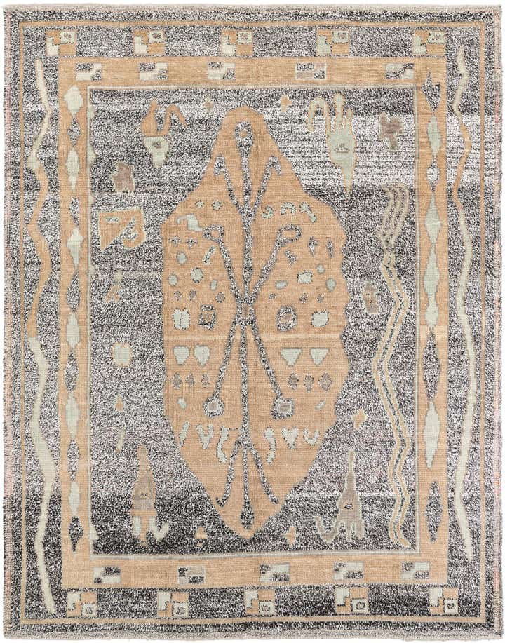 8' x 10' 1 Hand Knotted Moroccan Wool Rug