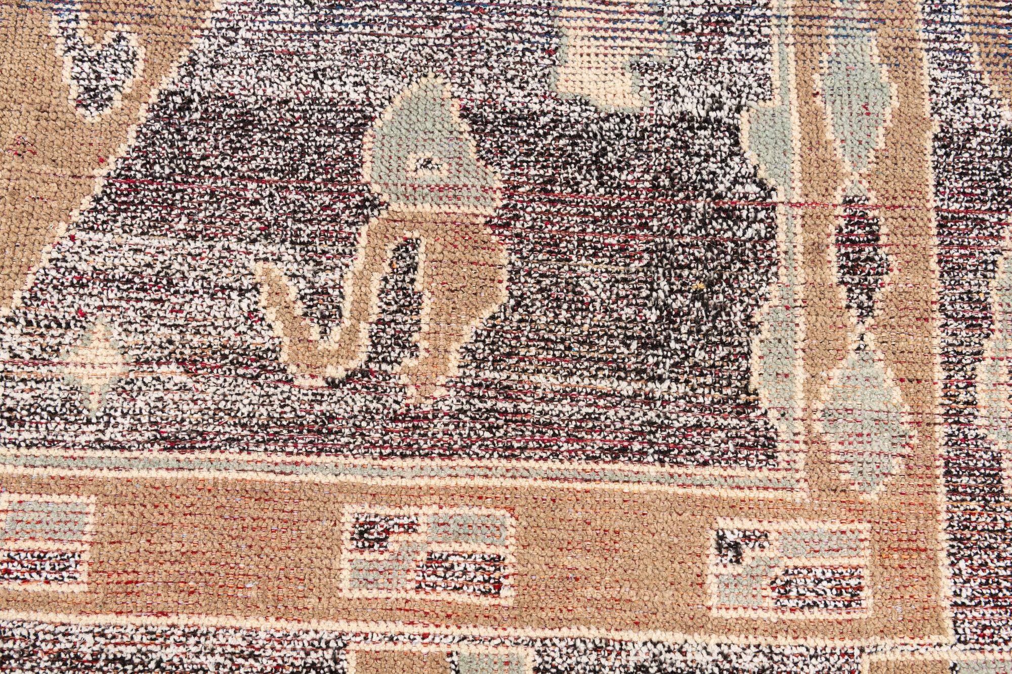 8' x 10' Hand Knotted Moroccan Wool Rug