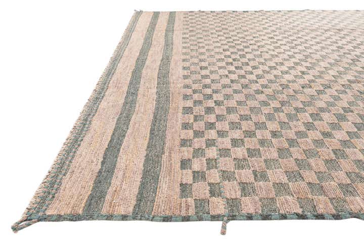 9' 8 x 11' 9 Hand Knotted Moroccan Wool Rug