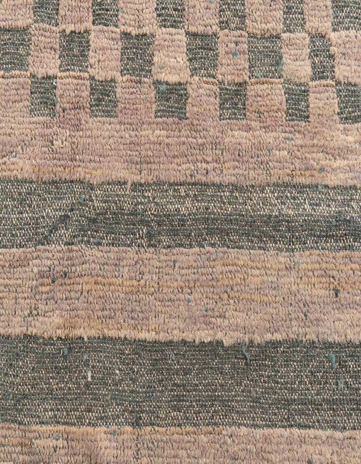 Detail image of 9' 8 x 11' 9  Hand Knotted Moroccan Wool Rug