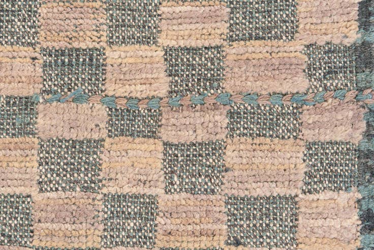 Detail image of 9' 8 x 11' 9 Hand Knotted Moroccan Wool Rug