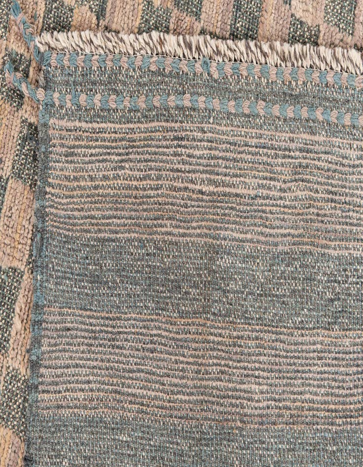 Detail image of 9' 8 x 11' 9  Hand Knotted Moroccan Wool Rug