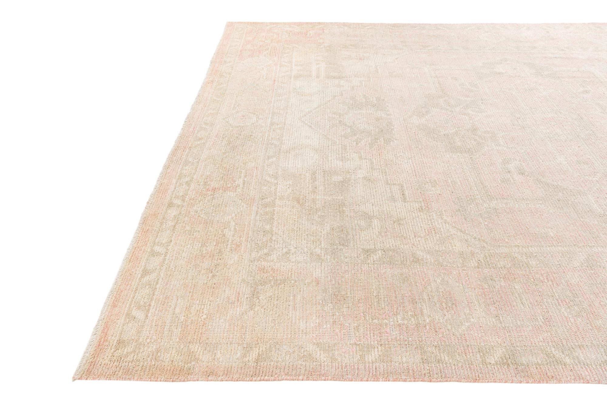 8' 5 x 11' 10 Hand Knotted Moroccan Wool Rug