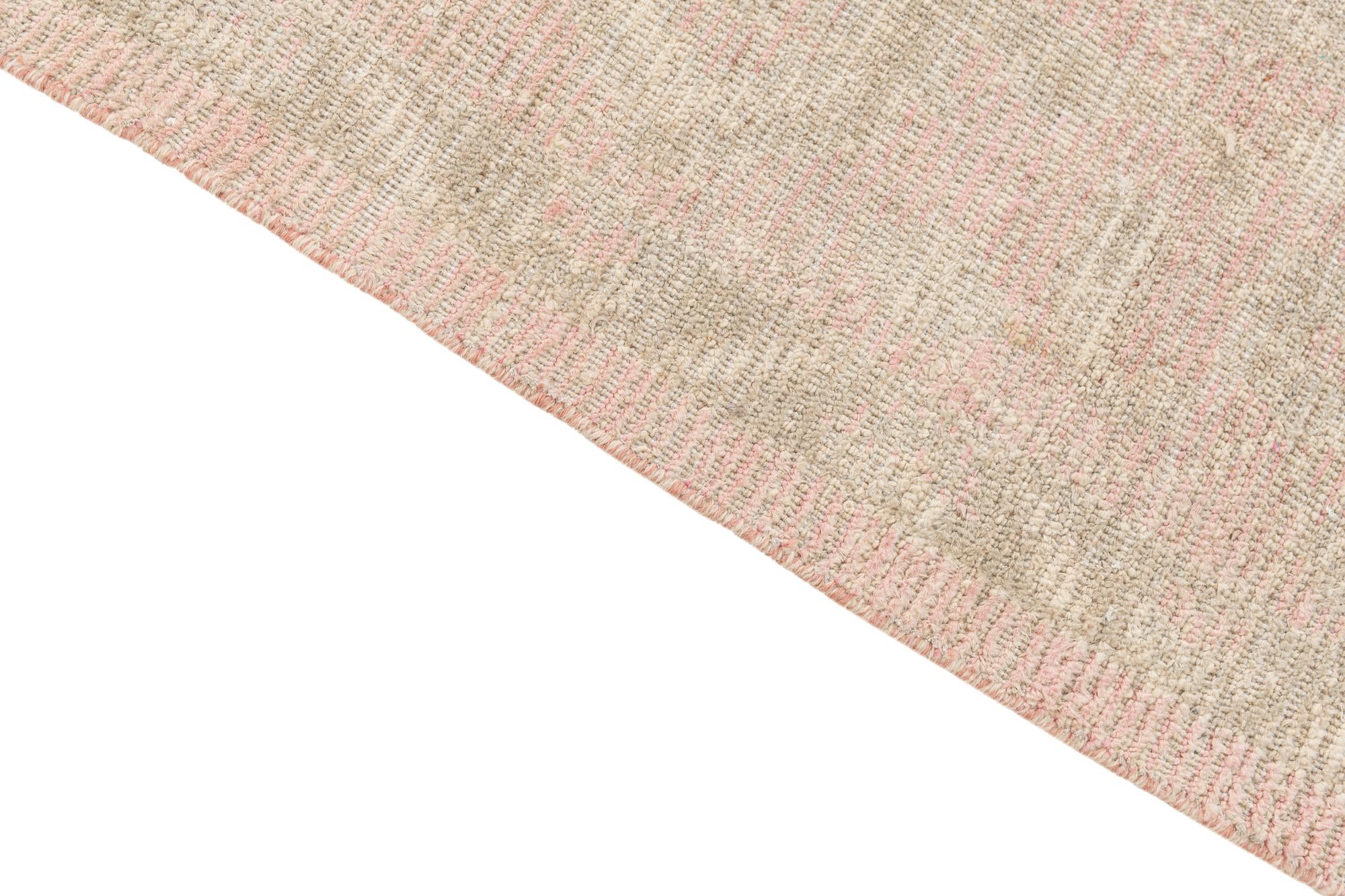 8' 5 x 11' 10 Hand Knotted Moroccan Wool Rug