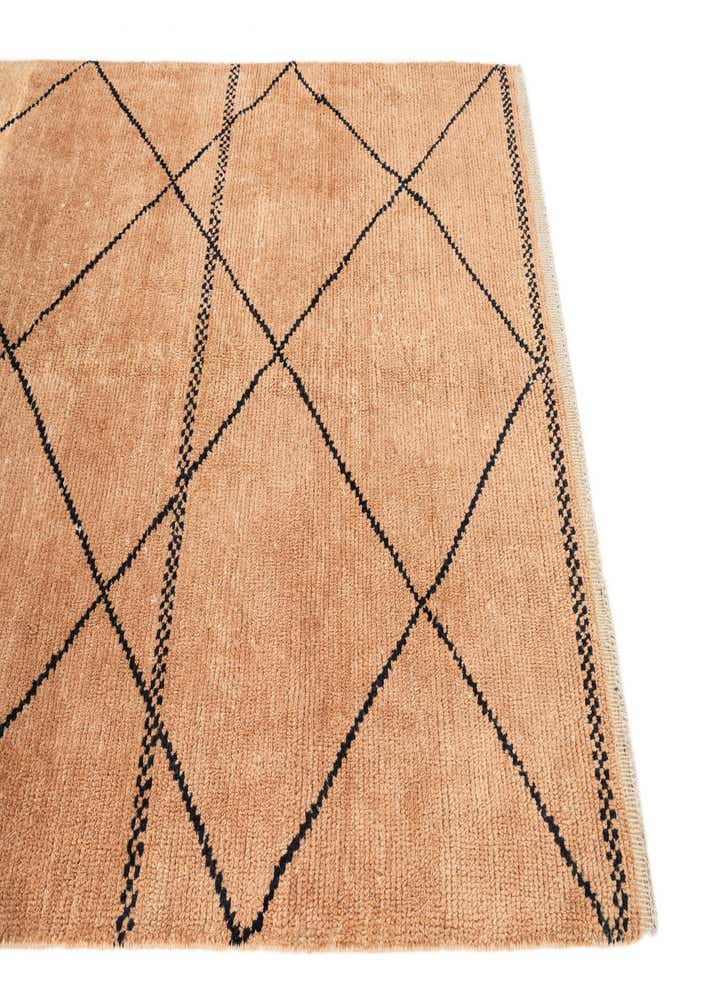 5' 3 x 7' 4 Hand Knotted Moroccan Wool Rug