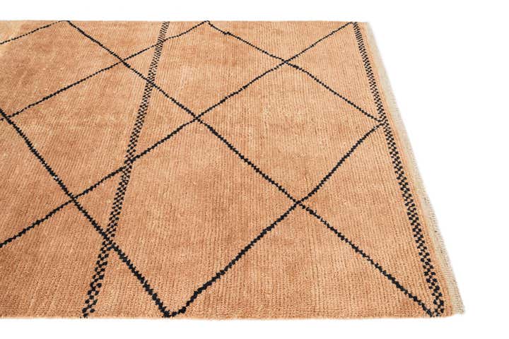 5' 3 x 7' 4 Hand Knotted Moroccan Wool Rug