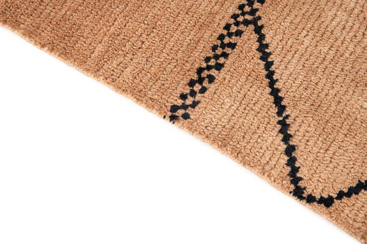Detail image of 5' 3 x 7' 4 Hand Knotted Moroccan Wool Rug
