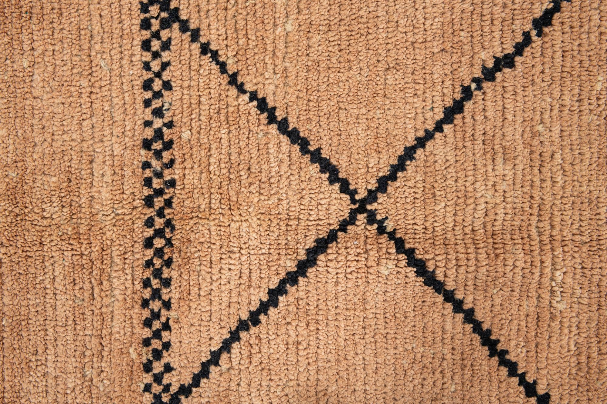 5' 3 x 7' 4 Hand Knotted Moroccan Wool Rug