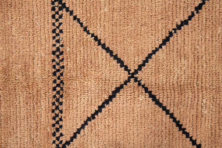 5' 3 x 7' 4 Hand Knotted Moroccan Wool Rug
