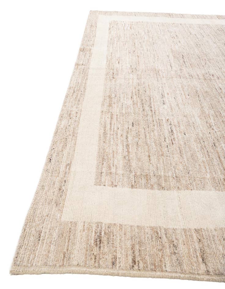 Detail image of 10' 5 x 14' 6  Hand Knotted Moroccan Wool Rug