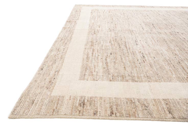 Detail image of 10' 5 x 14' 6 Hand Knotted Moroccan Wool Rug