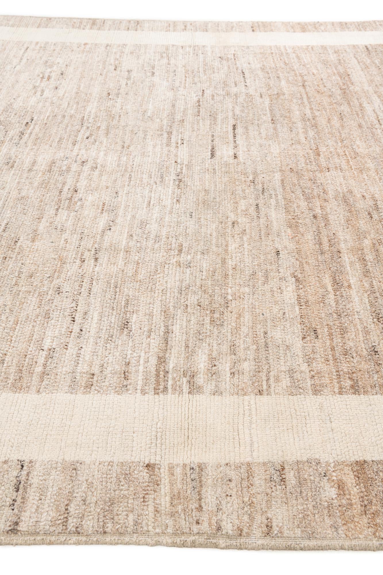 10' 5 x 14' 6 Hand Knotted Moroccan Wool Rug