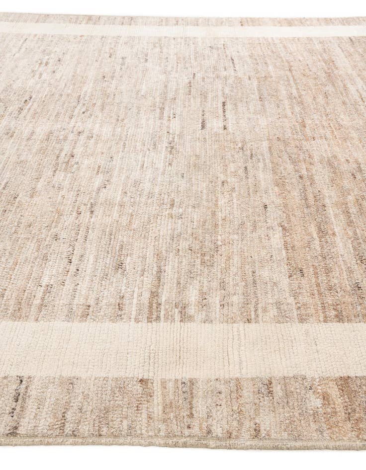 Detail image of 10' 5 x 14' 6  Hand Knotted Moroccan Wool Rug