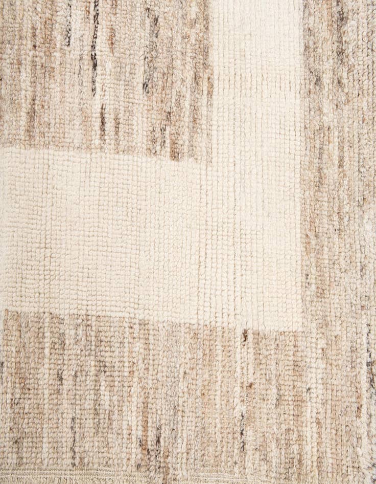 Detail image of 10' 5 x 14' 6  Hand Knotted Moroccan Wool Rug