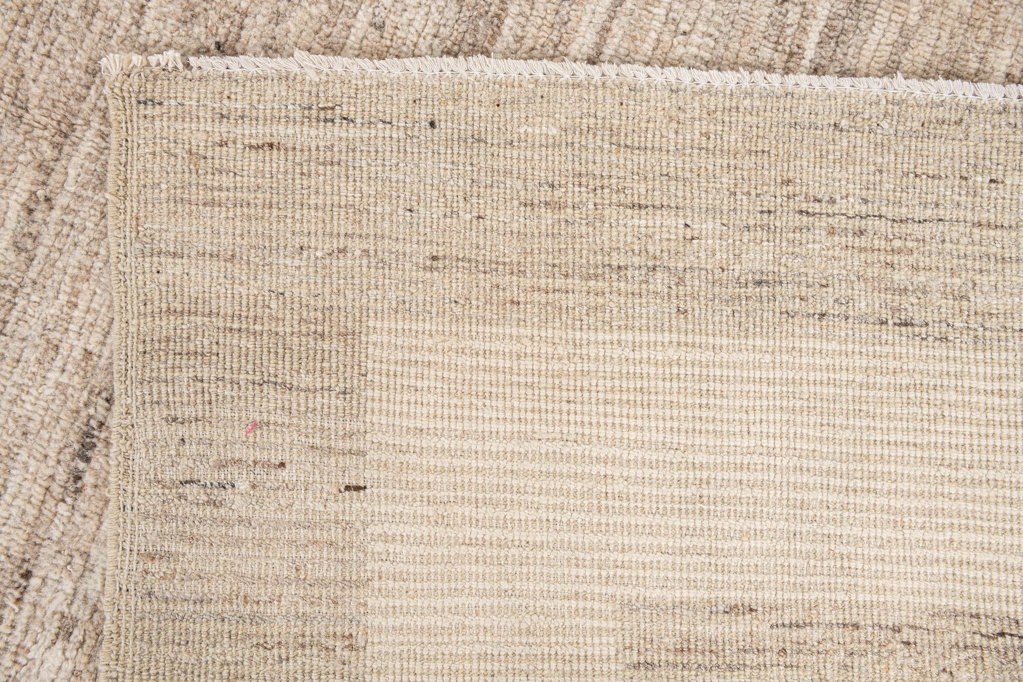 10' 5 x 14' 6 Hand Knotted Moroccan Wool Rug