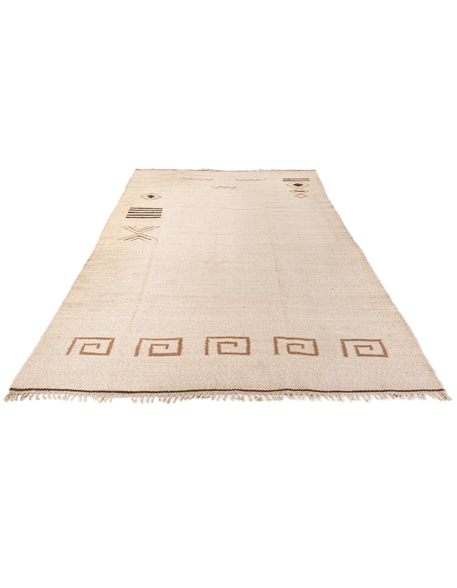 6' 6 x 9' 10 Hand Knotted Moroccan Wool Rug