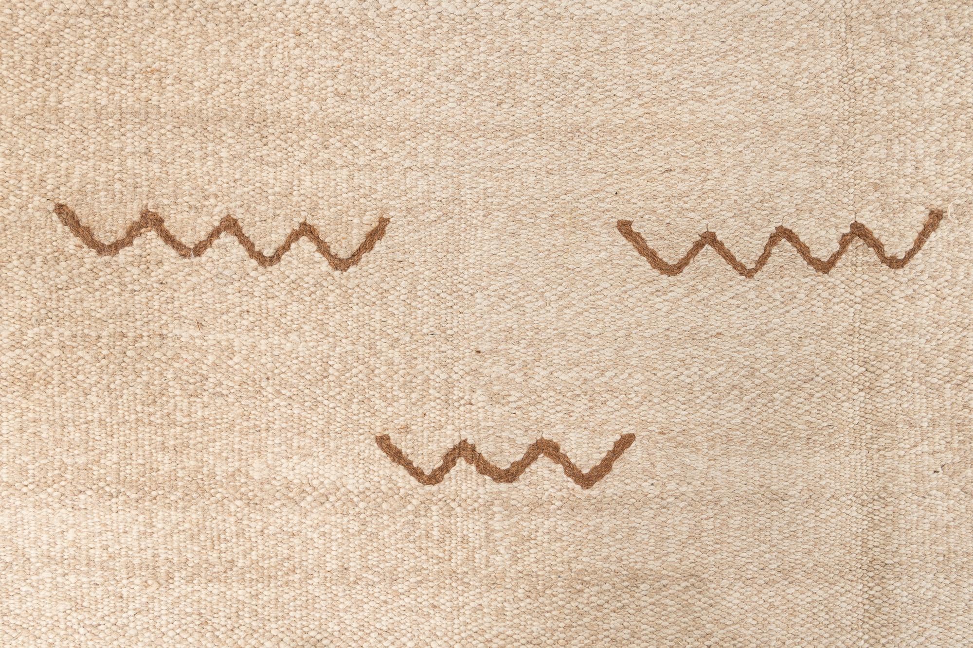 6' 6 x 9' 10 Hand Knotted Moroccan Wool Rug