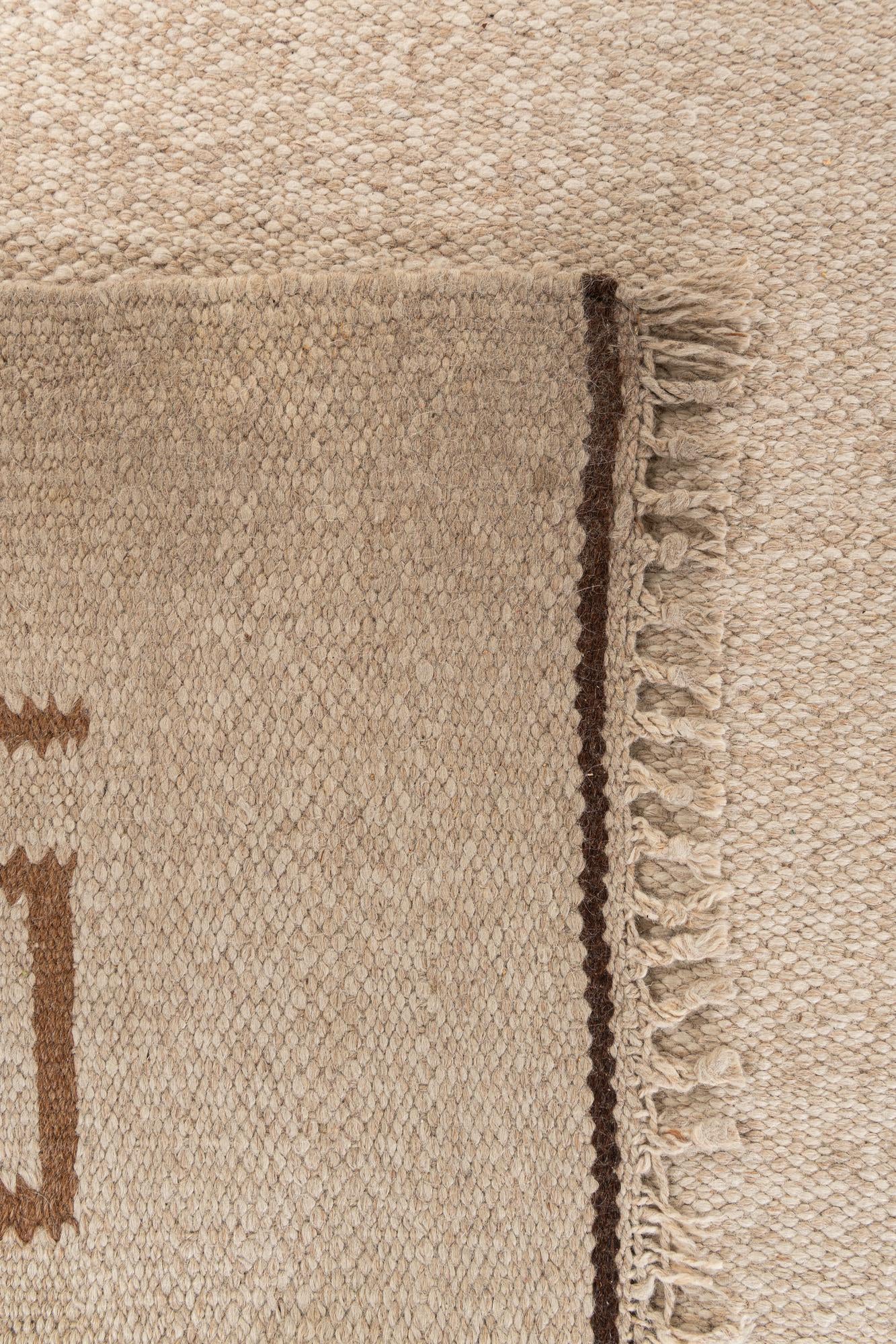 6' 6 x 9' 10 Hand Knotted Moroccan Wool Rug