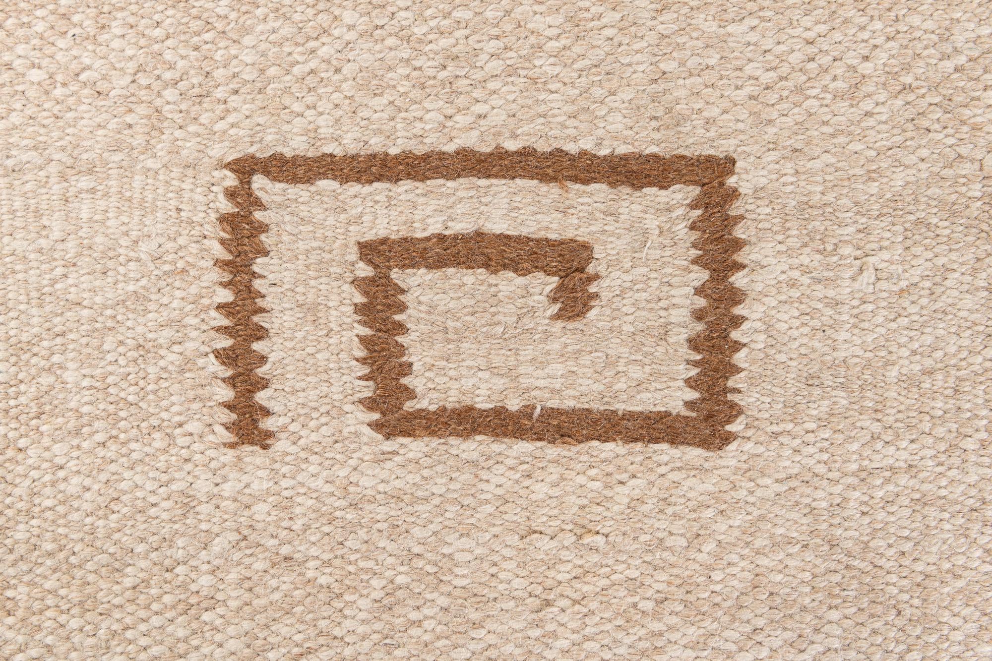 6' 6 x 9' 10 Hand Knotted Moroccan Wool Rug