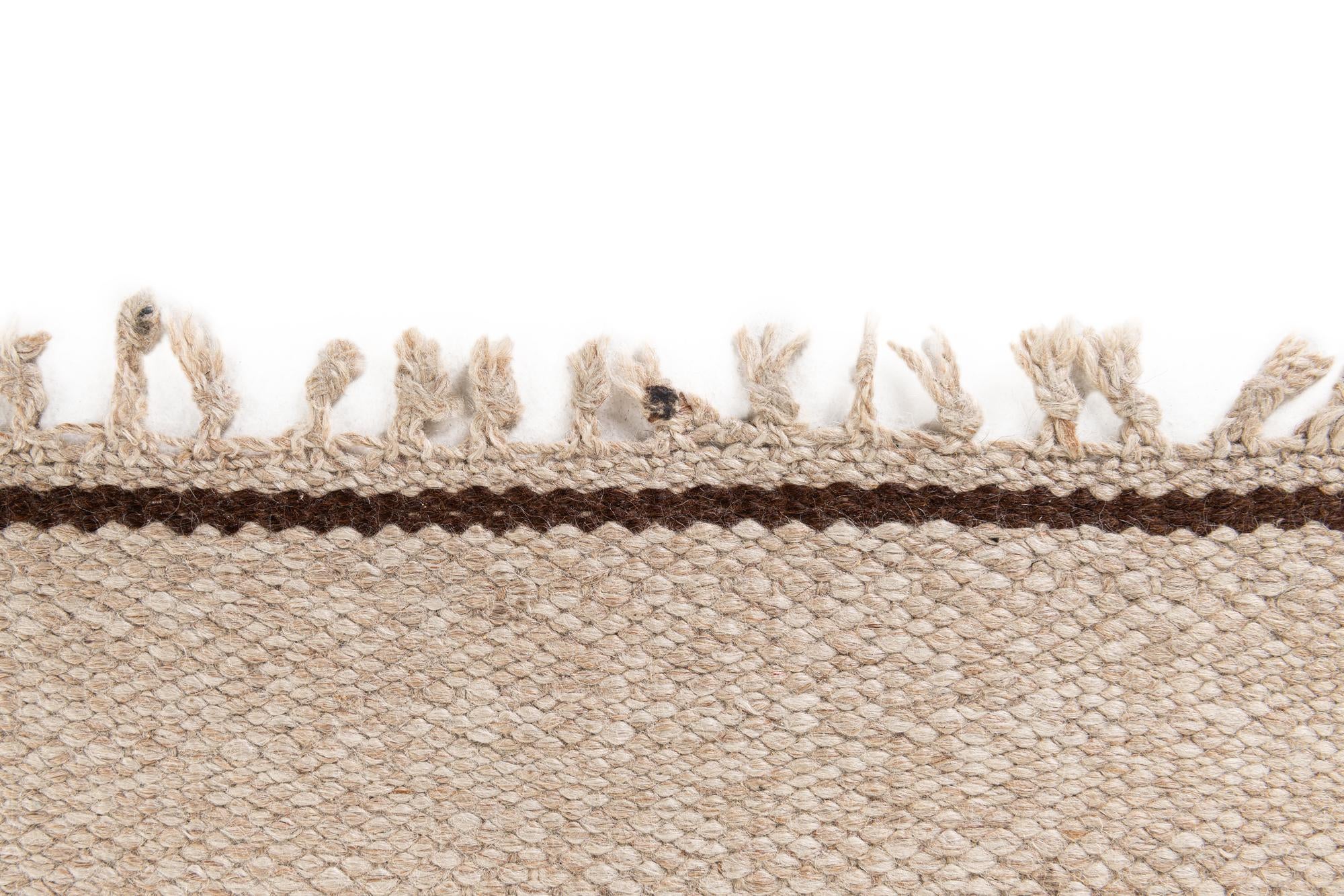 6' 6 x 9' 10 Hand Knotted Moroccan Wool Rug