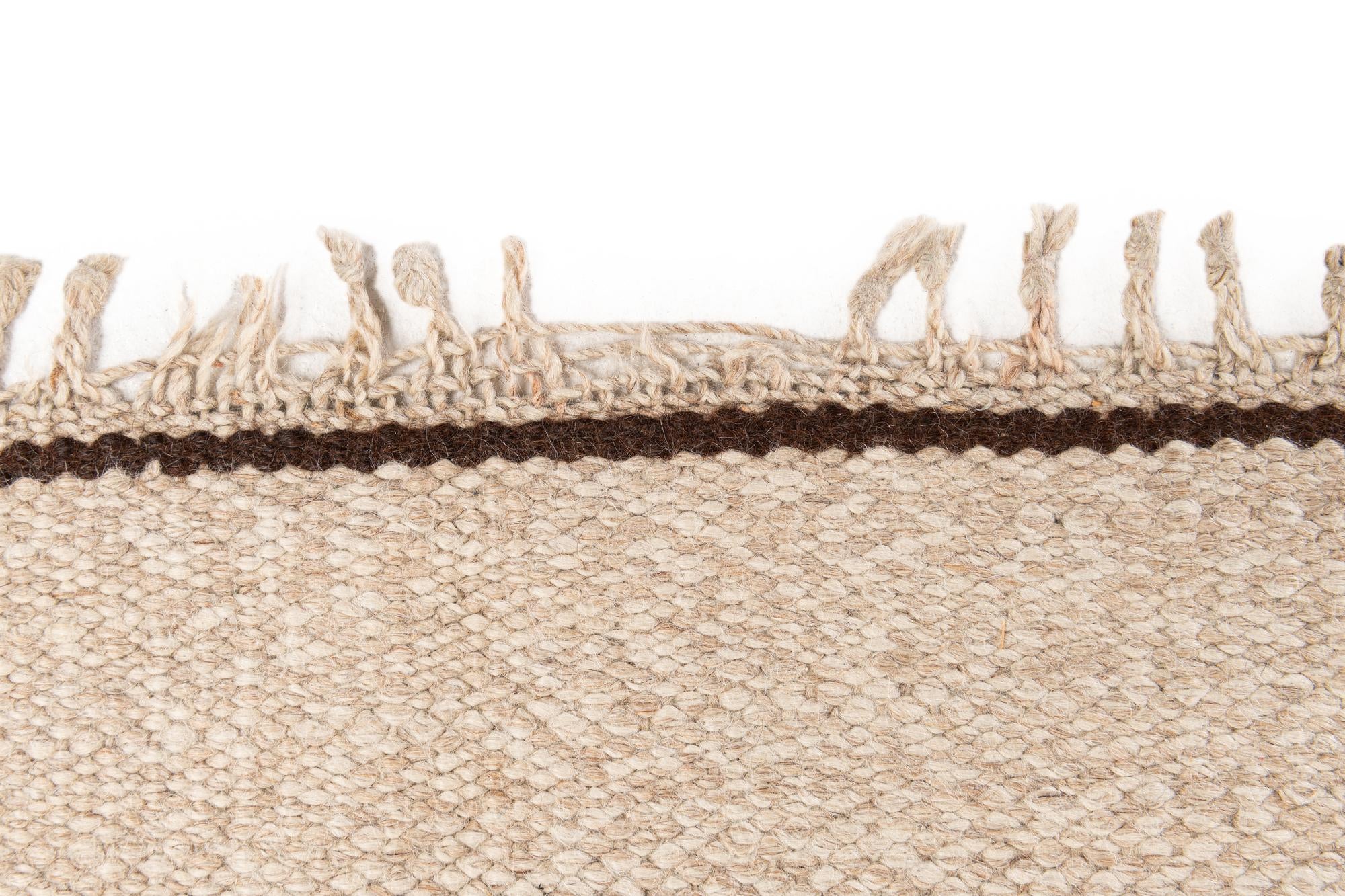 6' 6 x 9' 10 Hand Knotted Moroccan Wool Rug