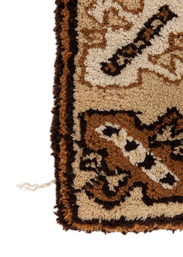 5' 1 x 8' 10 Hand Knotted Moroccan Wool Rug