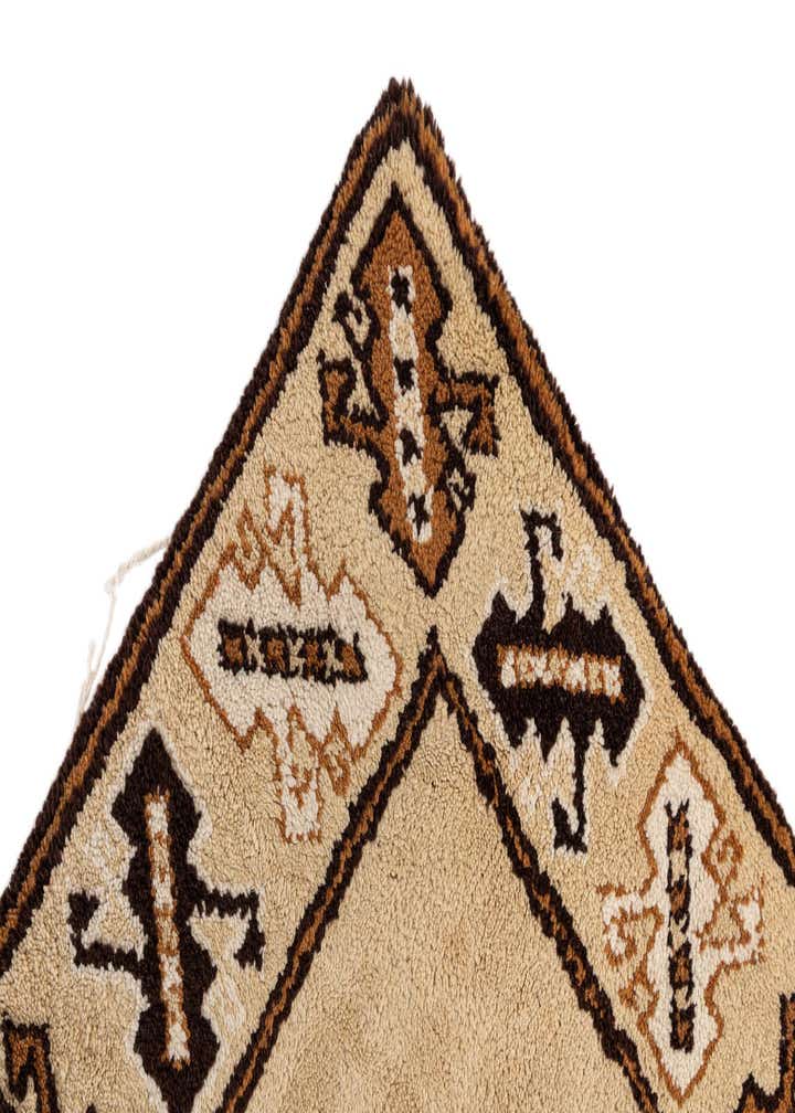 5' 1 x 8' 10 Hand Knotted Moroccan Wool Rug