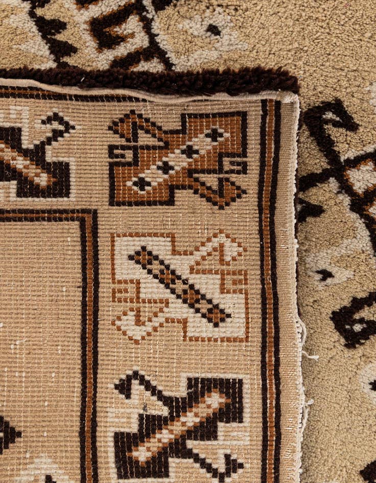 Detail image of 5' 1 x 8' 10  Hand Knotted Moroccan Wool Rug