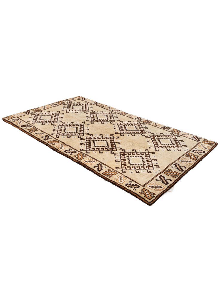 Detail image of 5' 1 x 8' 10 Hand Knotted Moroccan Wool Rug