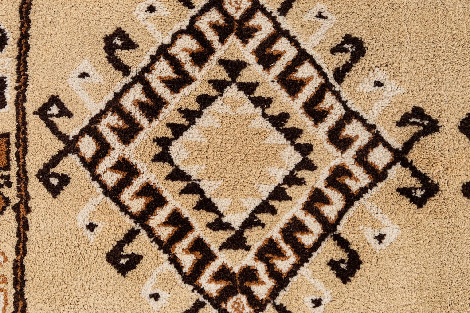 5' 1 x 8' 10 Hand Knotted Moroccan Wool Rug